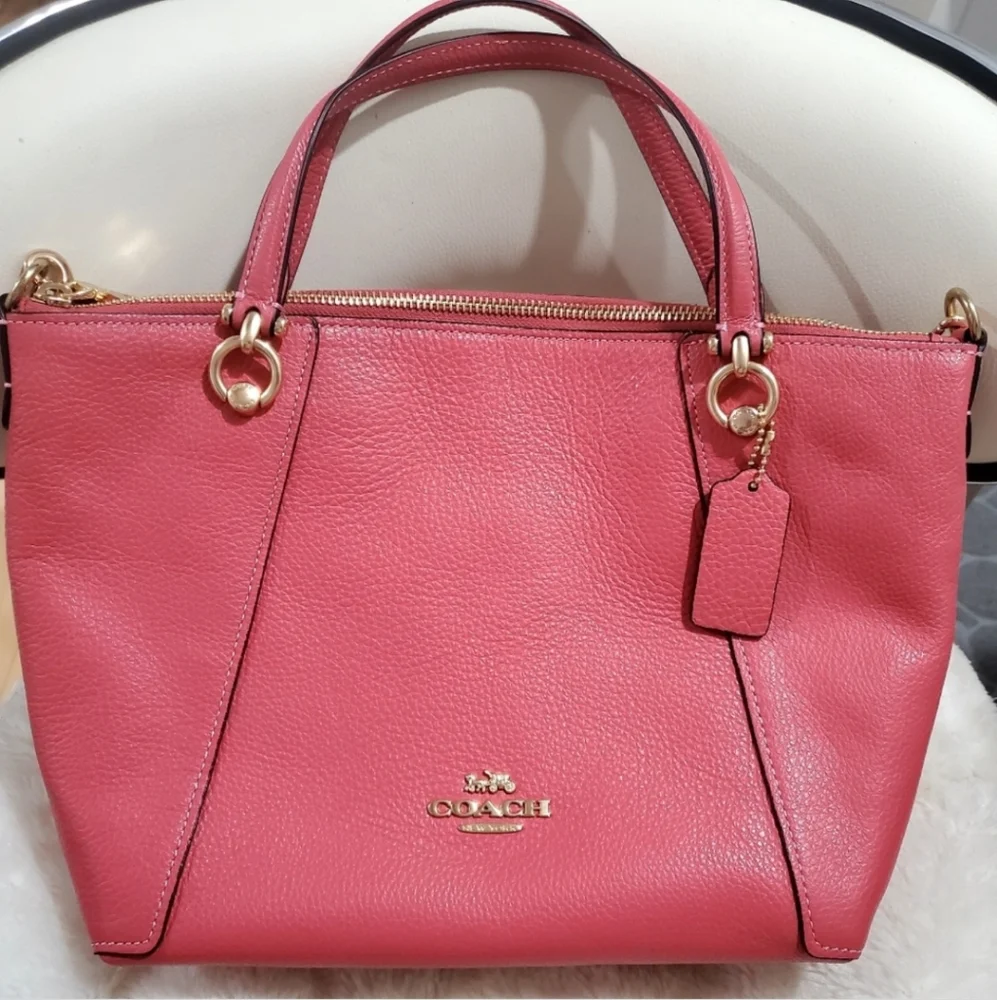 Coach Kacey Leather Satchel